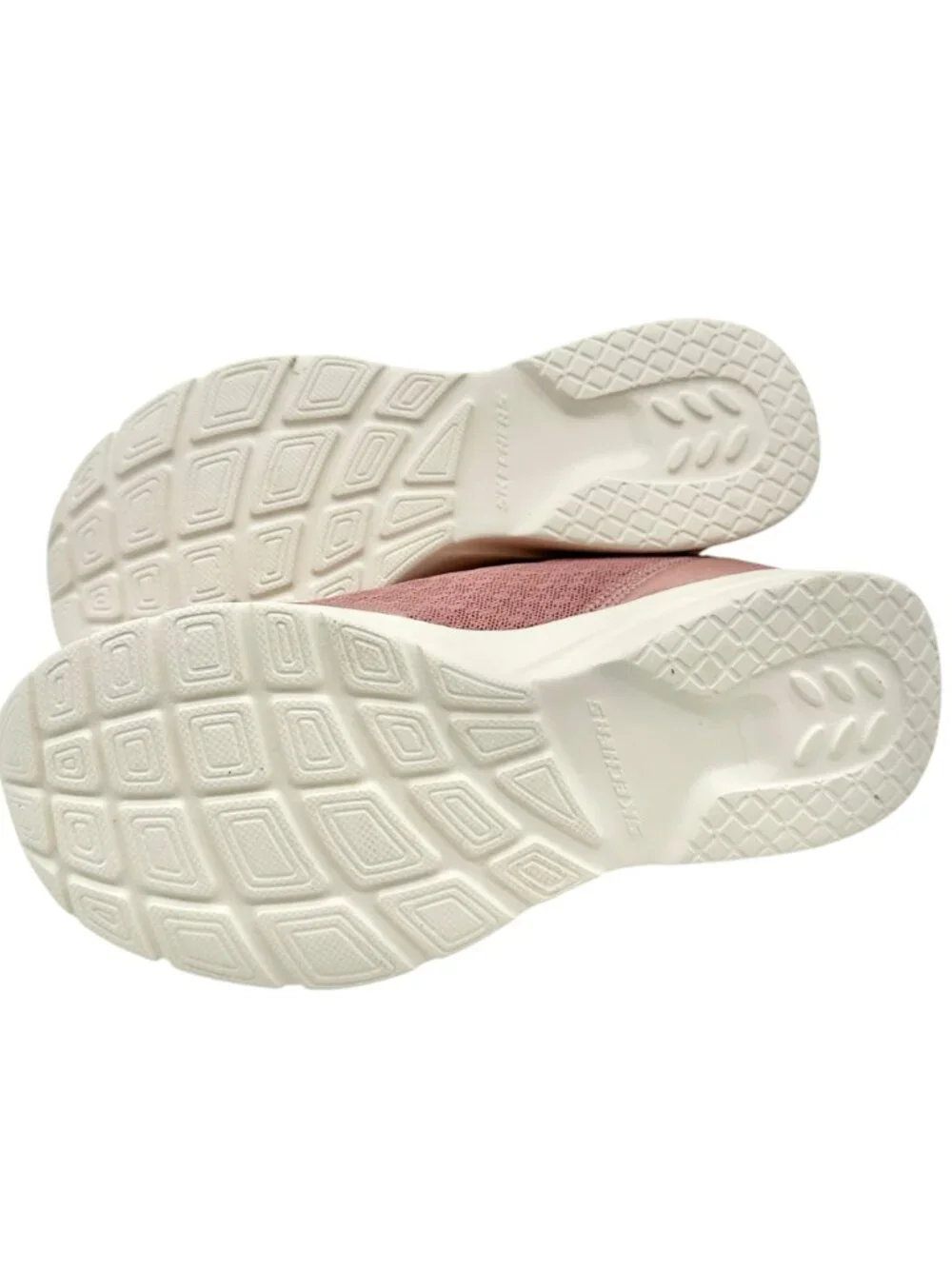 Skechers Memory Foam Slip On Sneakers Womens US 7 Pink Lightweight Comfort Shoes